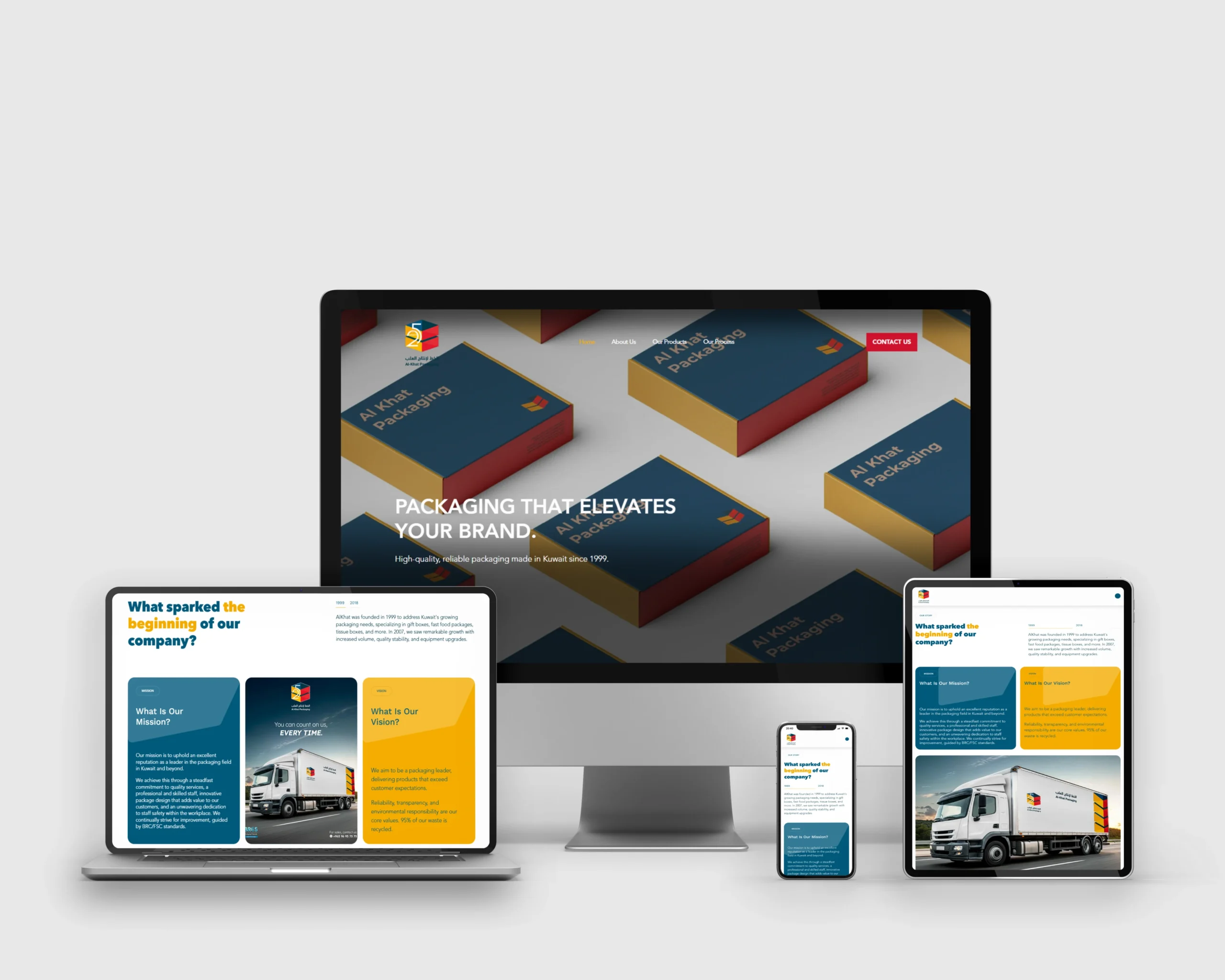 Al Khat - Packaging Company Website